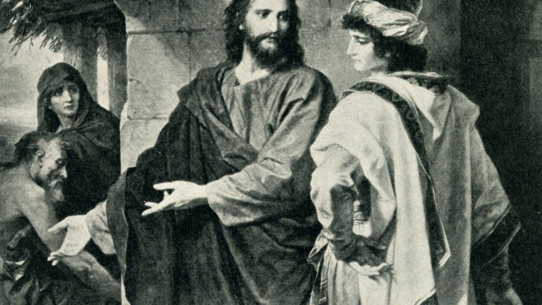 Christ and the Young Ruler by Heinrich Hofmann